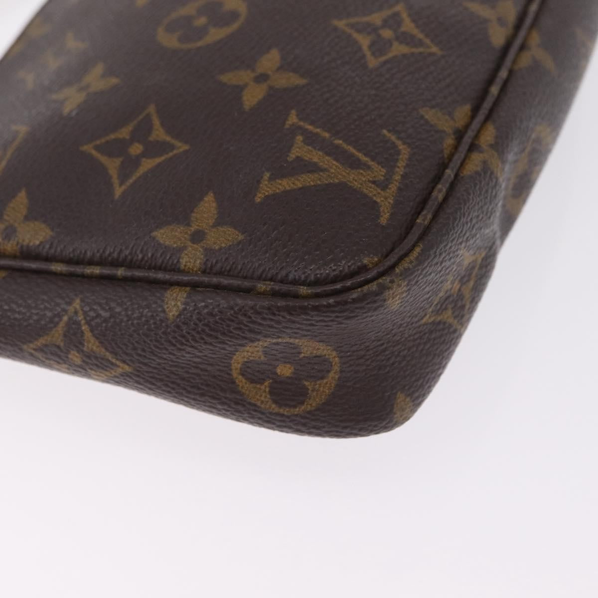 Louis Vuitton Pochette Accessoires Monogram Canvas, Brown, Canvas, Clutch
