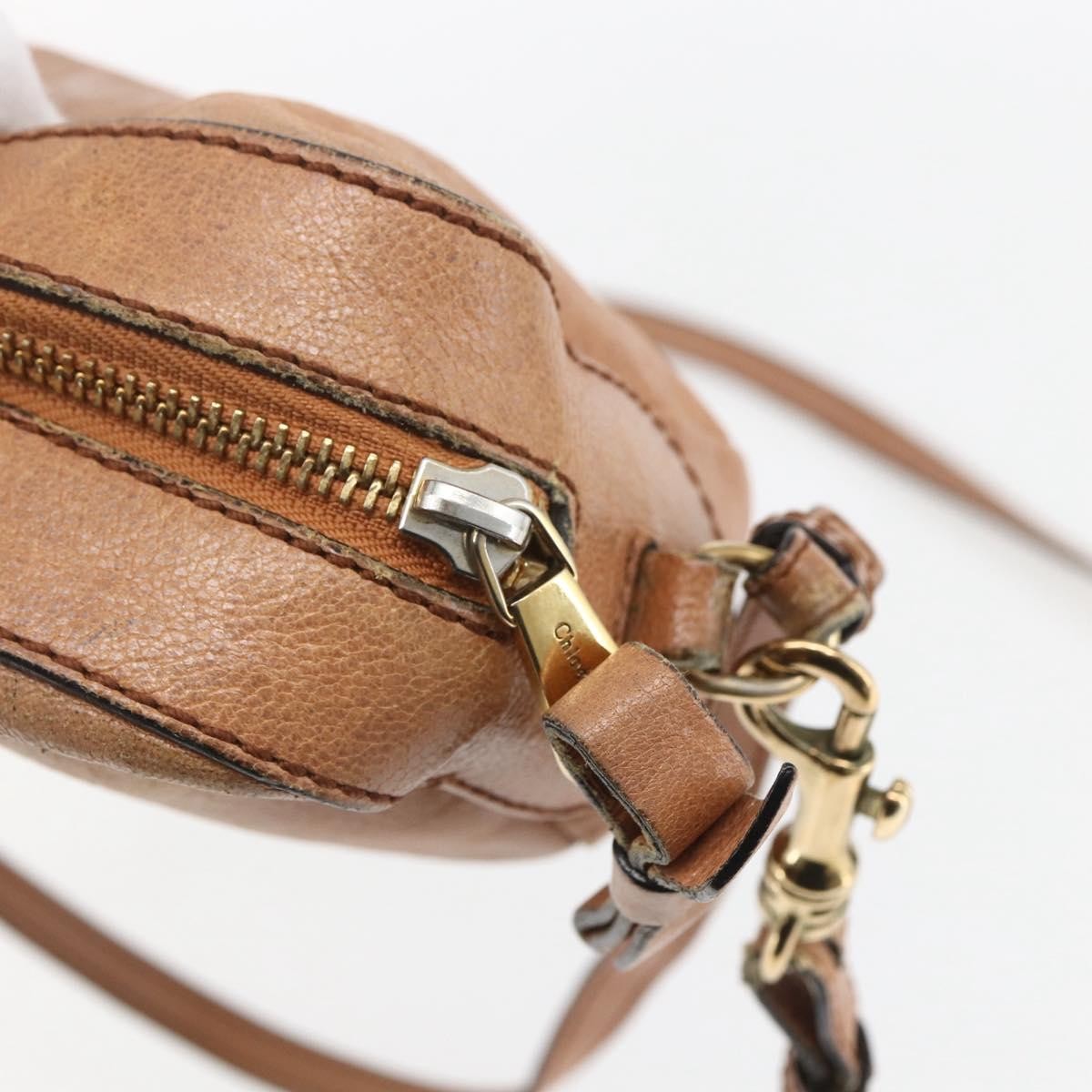Chloe Vintage Leather, Brown, Leather, Shoulder Bag
