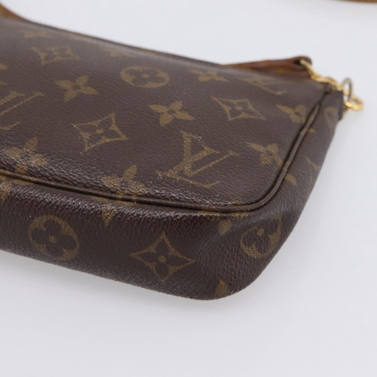 Louis Vuitton Pochette Accessoires NM Monogram Canvas, Brown, Canvas, Clutch