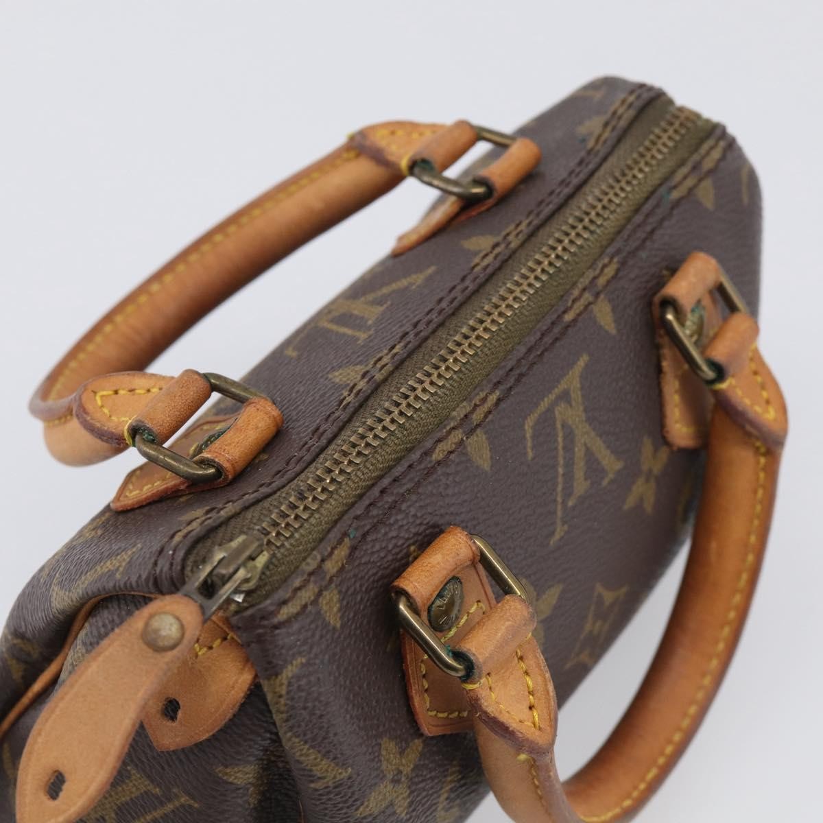 Louis Vuitton Speedy Mini HL Monogram Canvas, Brown, Canvas, Handbag