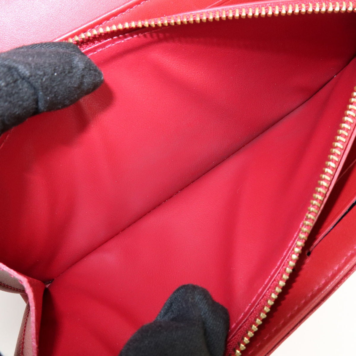Louis Vuitton Chaine Monogram Vernis, Red, Patent Leather, Crossbody Bag