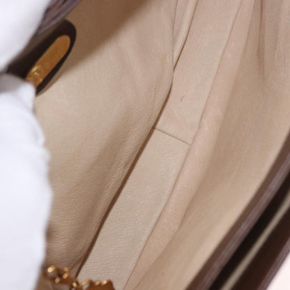 Gucci Vintage Leather, Brown, Leather, Tote Bag