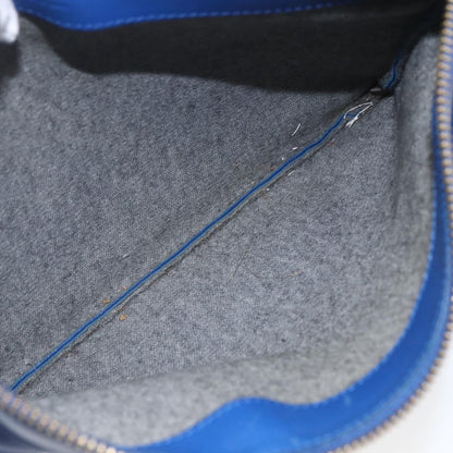Celine Trio Crossbody Bag Leather, BLUE, LEATHER, Shoulder bag