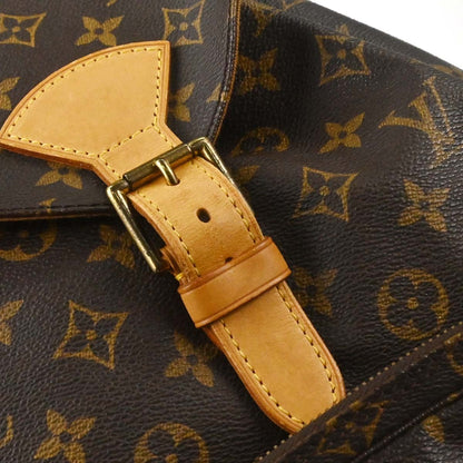 Louis Vuitton Vintage Montsouris Monogram Canvas, Brown, Canvas, Backpack