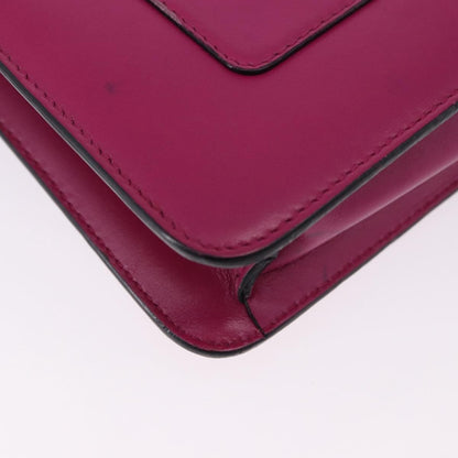 Bvlgari Serpenti Forever Embellished Leather, Pink, Leather, Shoulder Bag