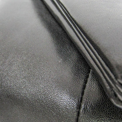 Bottega Veneta BV Trine Fold Clutch Leather, Black, Leather, Clutch