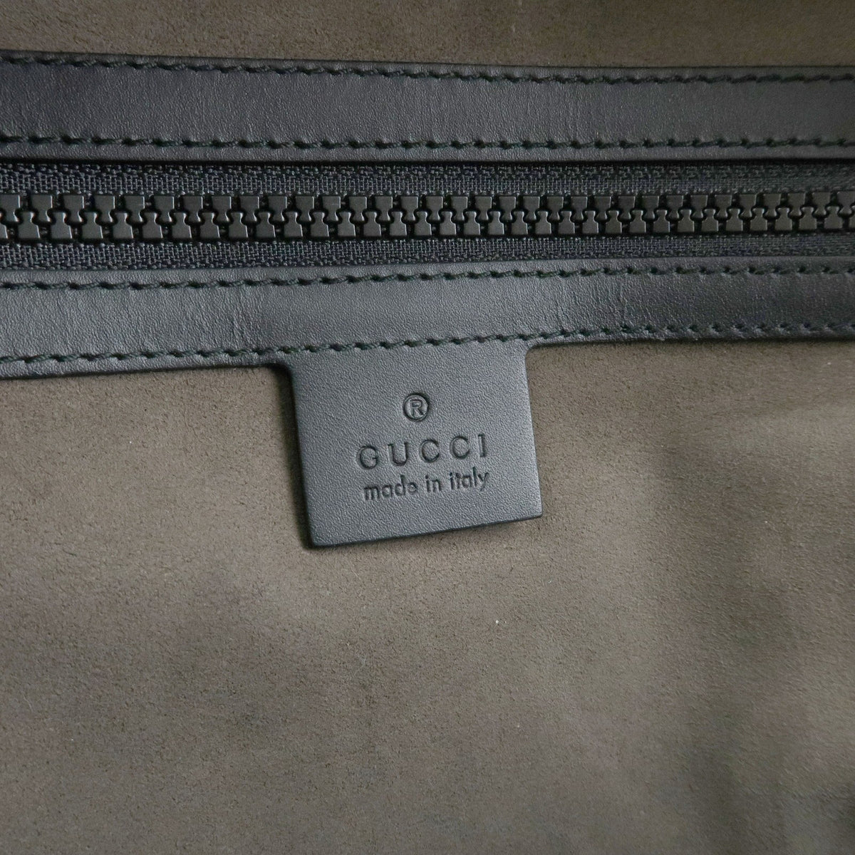 Gucci Zip Pocket GG Coated Canvas, Beige, Canvas, Backpack
