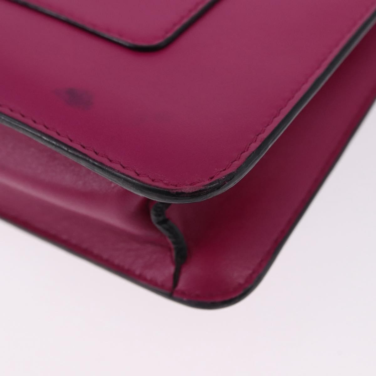 Bvlgari Serpenti Forever Embellished Leather, Pink, Leather, Shoulder Bag