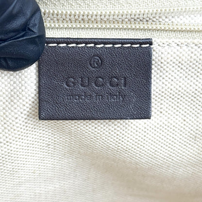 Gucci Sukey Top Handle Satchel GG Canvas with Leather, Brown, Canvas, Handbag