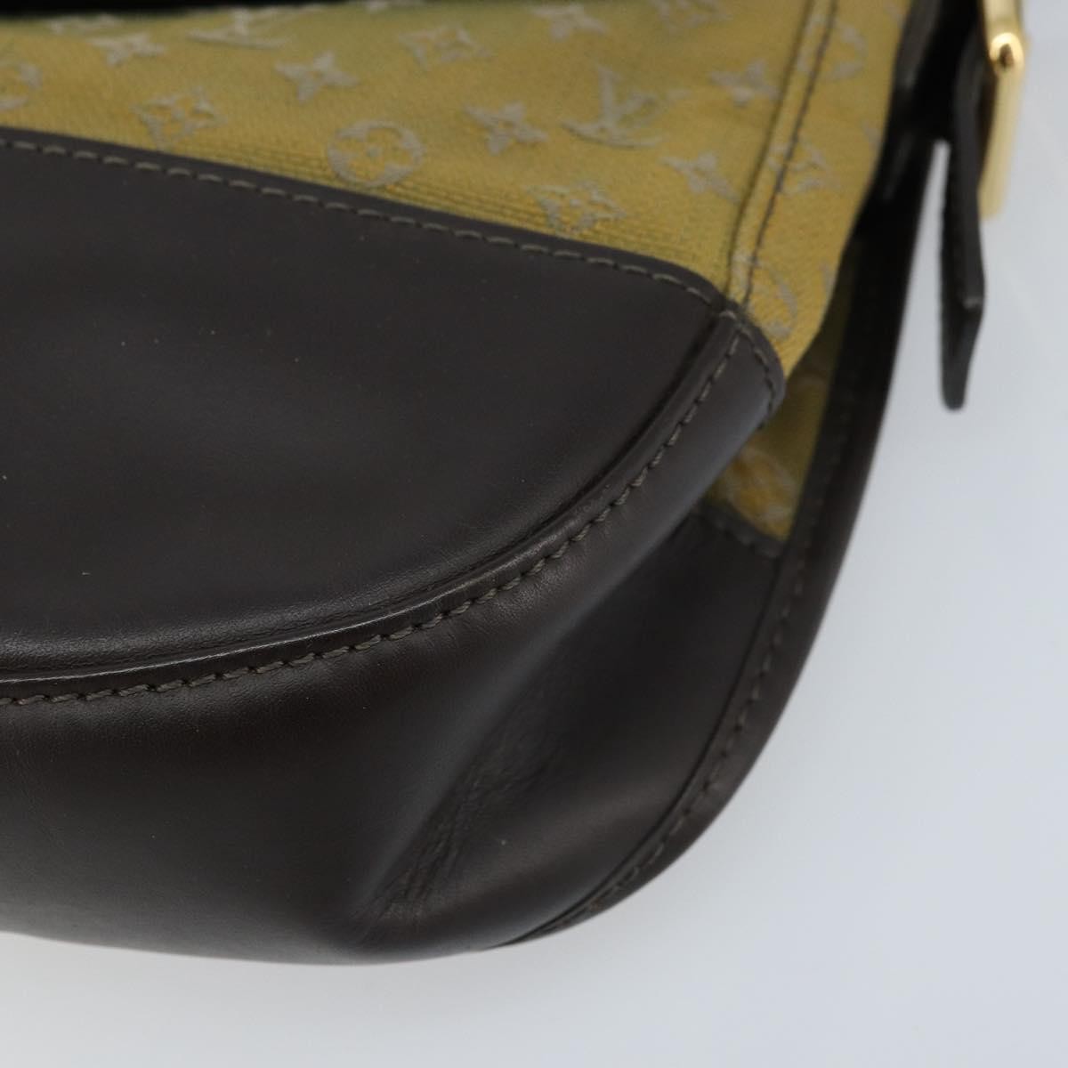 Louis Vuitton Marjorie Mini Lin, Khaki, Canvas, Shoulder Bag