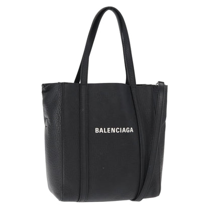 Balenciaga Everyday Leather, Black, Leather, Tote Bag