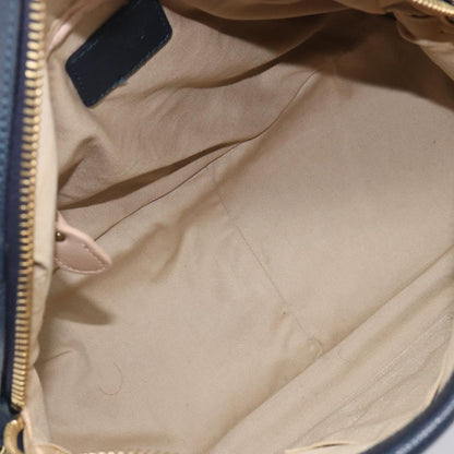 Chloe Paraty Top Handle Leather, Navy, Leather, Handbag