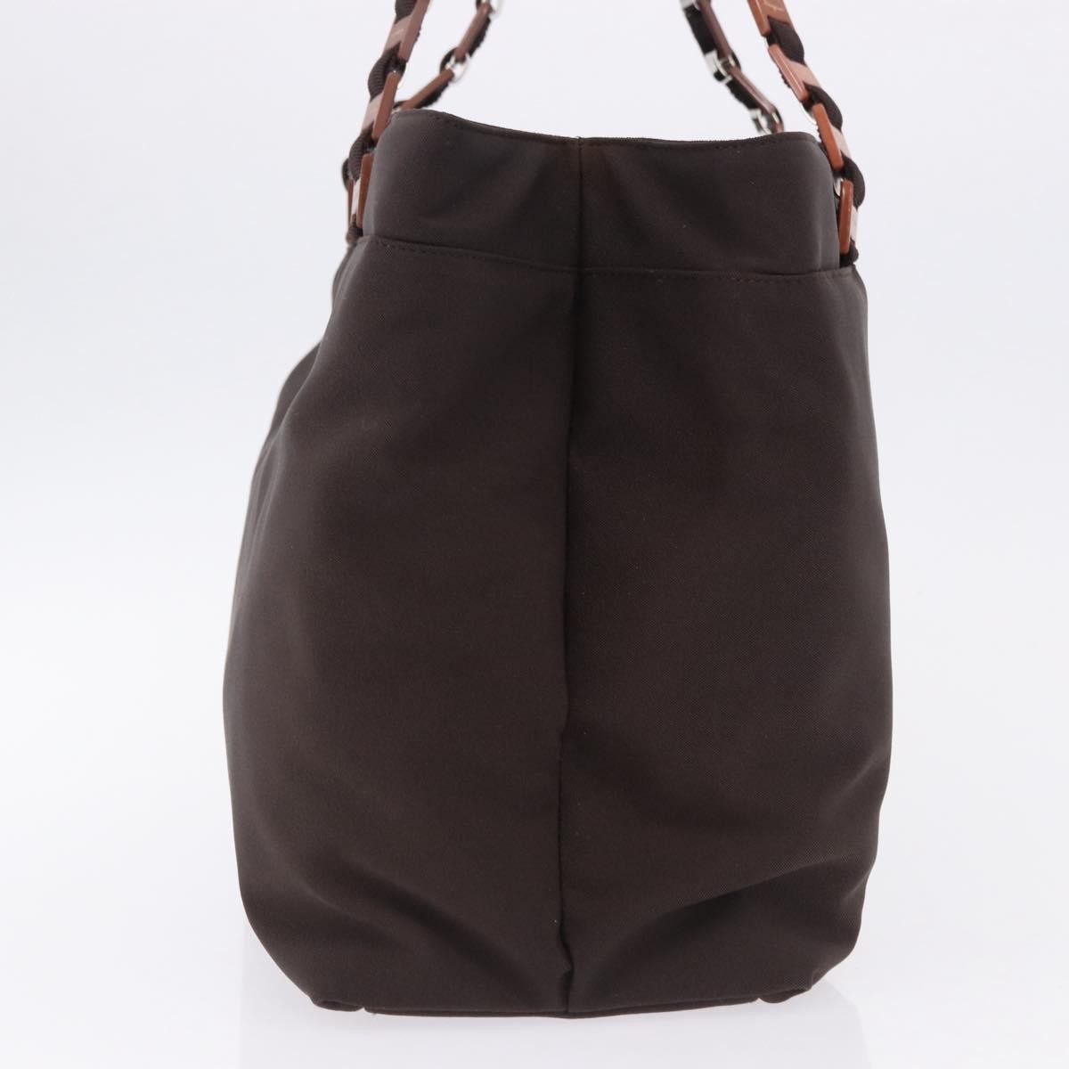 Salvatore Ferragamo Gancini Canvas, Brown, Canvas, Crossbody Bag