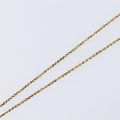 Christian Dior CD Pendant Metal, Gold, Metal, Necklace