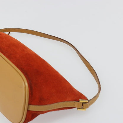 Gucci Vintage Suede, Orange, Suede, Clutch