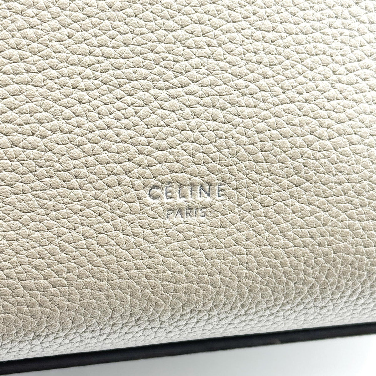 Celine Big Grained Calfskin, Beige, Calfskin, Handbag
