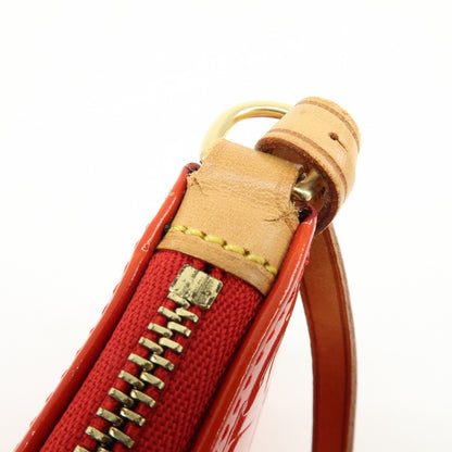 Louis Vuitton Lexington Pochette Monogram Vernis, Red, Patent Leather, Clutch