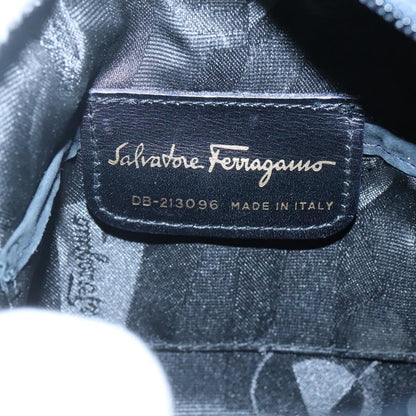 Salvatore Ferragamo Vara Bow camera Suede, Navy, Suede, Shoulder Bag