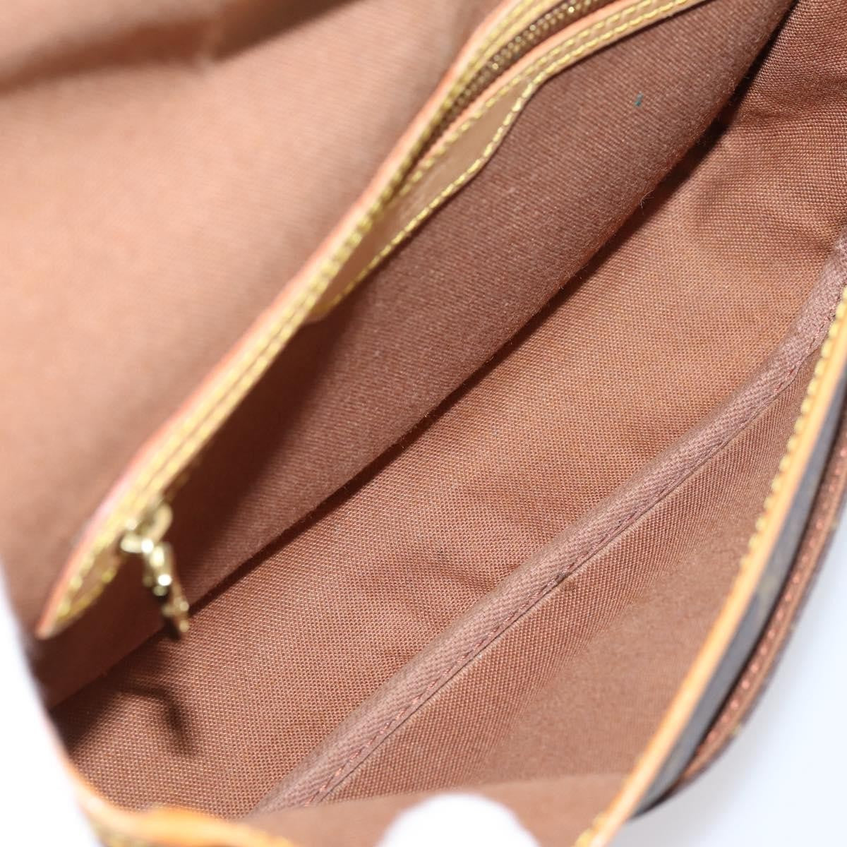 Louis Vuitton Sac Gibeciere Messenger Monogram Canvas, Brown, Canvas, Shoulder Bag