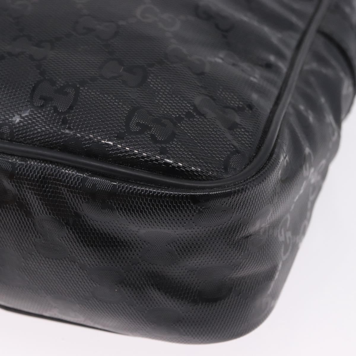 Gucci Zip GG Imprime, Black, Canvas, Shoulder Bag