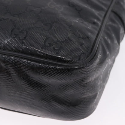 Gucci Zip GG Imprime, Black, Canvas, Shoulder Bag