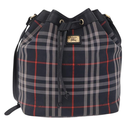 Burberry Nova Check Shoulder Bag Canvas, Black, Canvas, Shoulder Bag