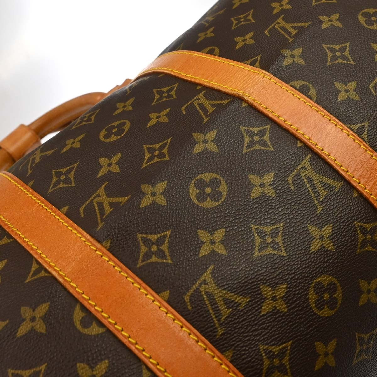 Louis Vuitton Keepall Canvas, Brown, Canvas, Travel Bag