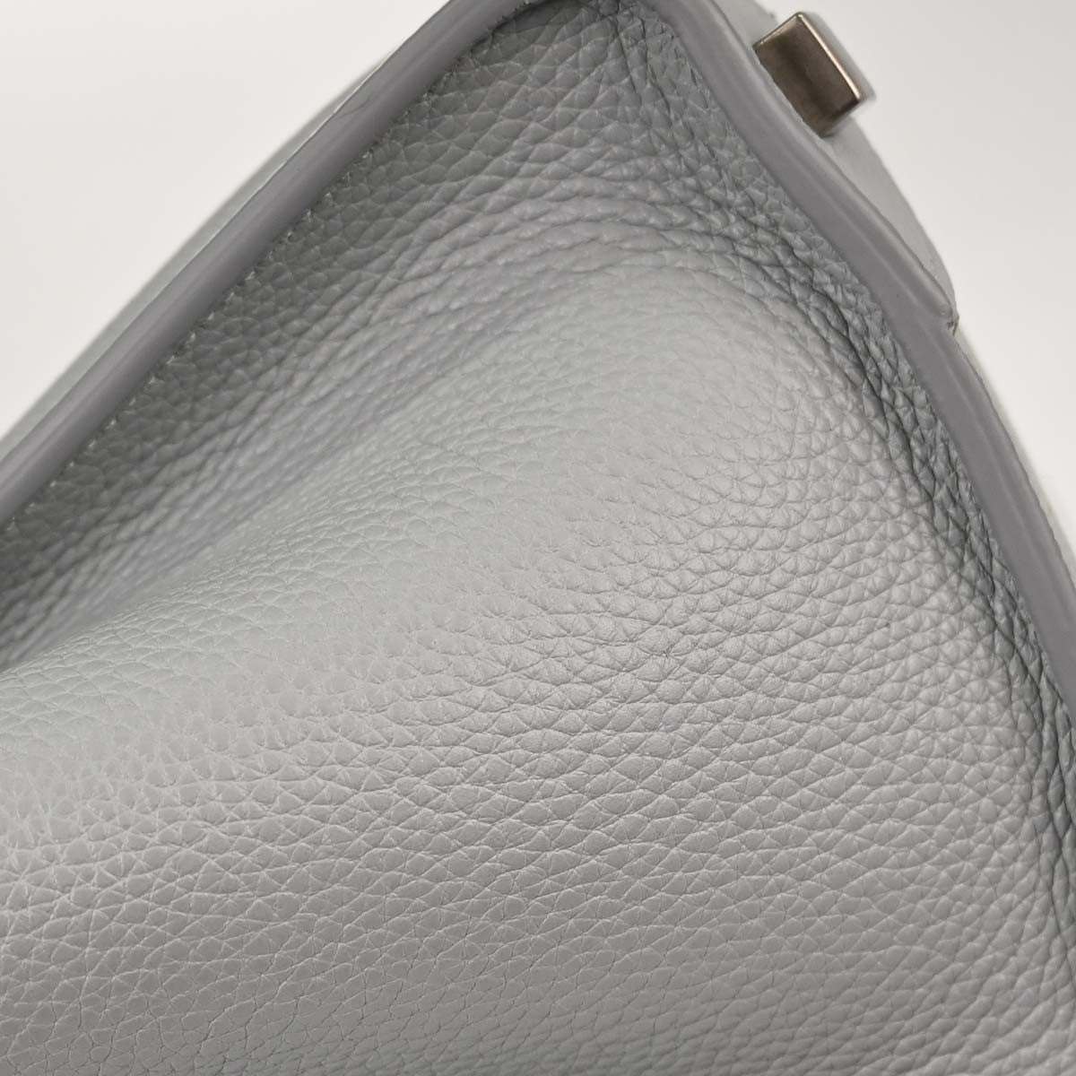 Celine Luggage Grainy Leather, Gray, Leather, Handbag