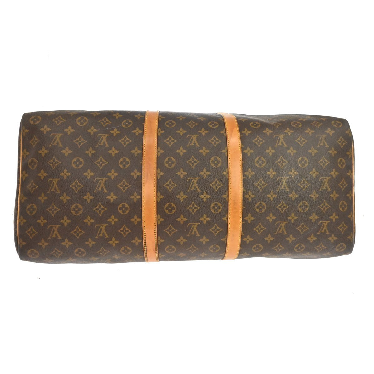 Louis Vuitton Keepall Monogram, Brown, Canvas, Travel Bag