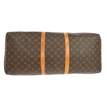 Louis Vuitton Keepall Monogram, Brown, Canvas, Travel Bag