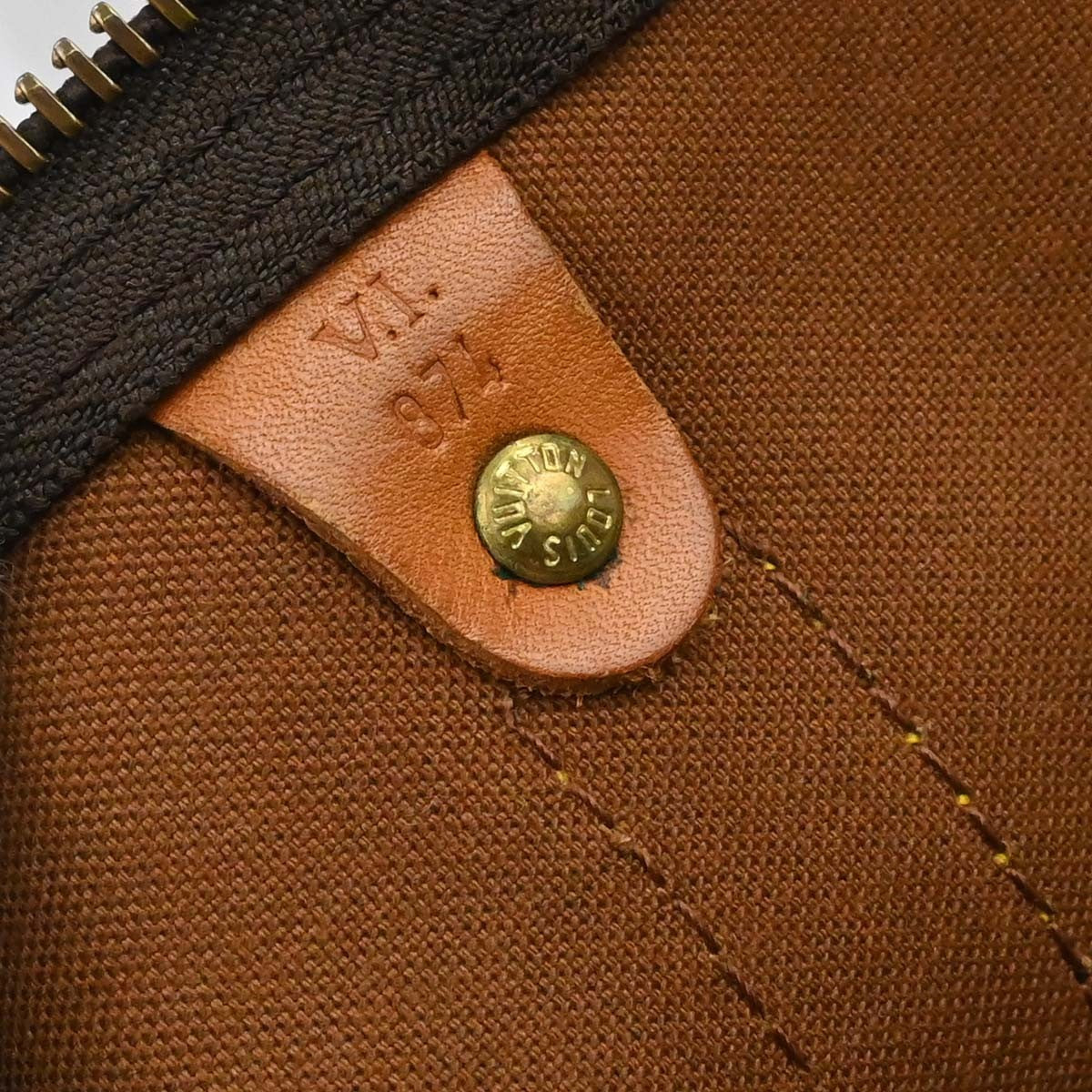 Louis Vuitton Keepall Monogram Canvas, Brown, Canvas, Travel Bag
