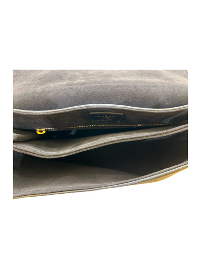 Louis Vuitton Georges Monogram Empreinte Leather, Black, Leather, Handbag