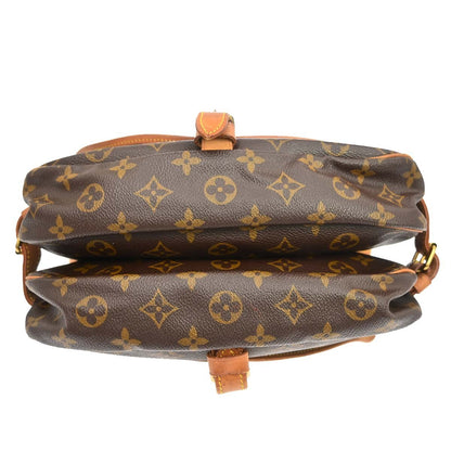 Louis Vuitton Saumur Monogram Canvas, Brown, Canvas, Shoulder Bag