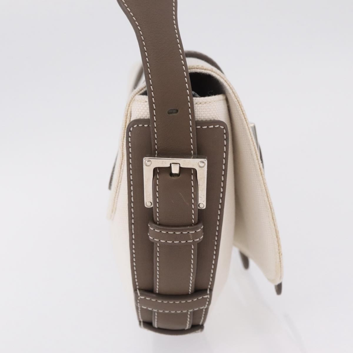 Loewe Shoulder bag Canvas, White, Canvas, Shoulder Bag