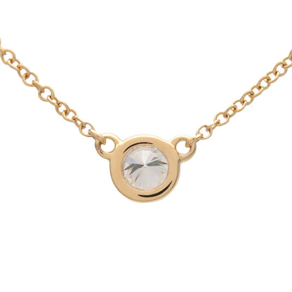 Tiffany & Co. Elsa Peretti Diamonds By The Yard Pendant 18K Yellow Gold with Diamond, Gold, Yellow Gold, Necklace