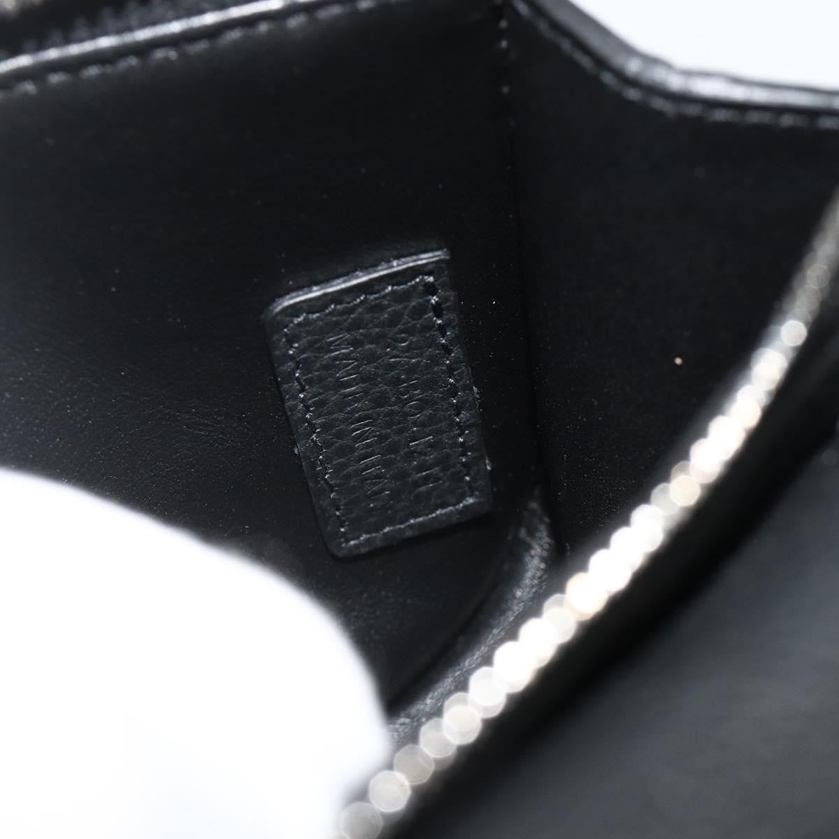 Christian Dior Saddle Pouch Belt Leather, Black, Leather, Clutch