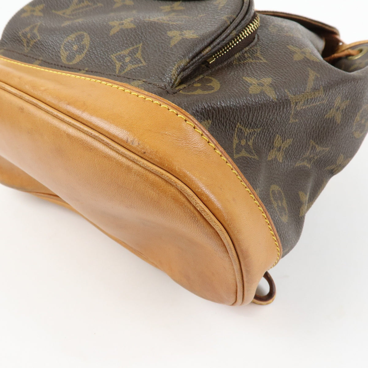 Louis Vuitton Vintage Montsouris Monogram Canvas, Brown, Canvas, Backpack