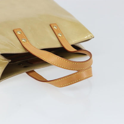 Louis Vuitton Reade Monogram Vernis, Beige, Patent Leather, Handbag