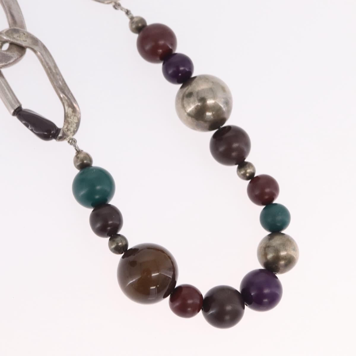 Chanel CC Station Long Metal with Faux Pearls and Beads, Multicolour, Metal, Necklace