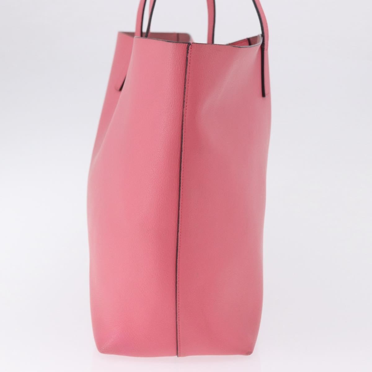 Saint Laurent Shopper Leather, Pink, Leather, Tote Bag