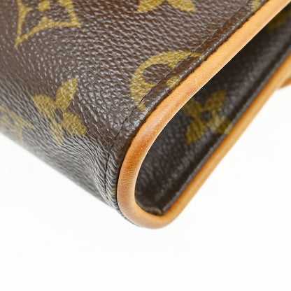 Louis Vuitton Florentine Waist Monogram Canvas, Brown, Canvas, Clutch