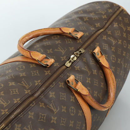 Louis Vuitton Keepall Bag Monogram Canvas, BROWN, CANVAS, Travel bag