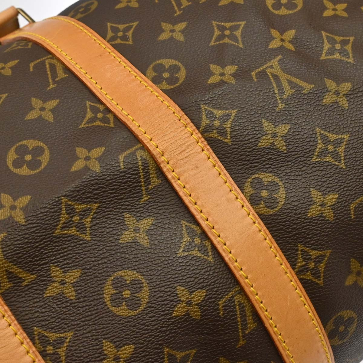 Louis Vuitton Keepall Monogram Canvas, Brown, Canvas, Travel Bag