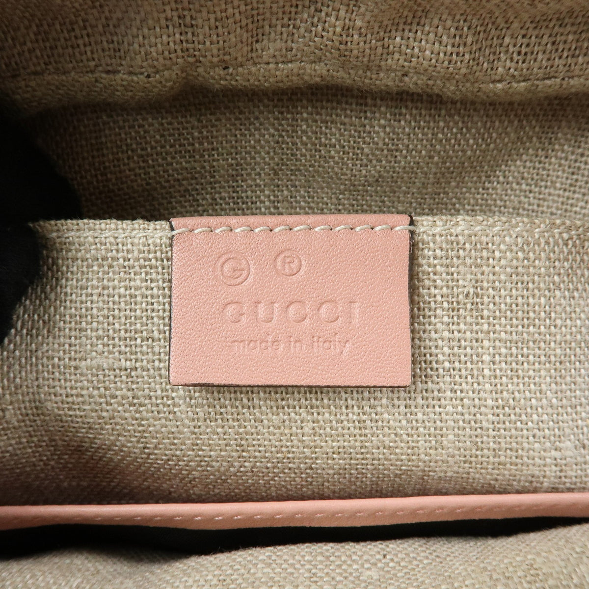 Gucci Bree Disco Microguccissima Leather, Pink, Leather, Crossbody Bag