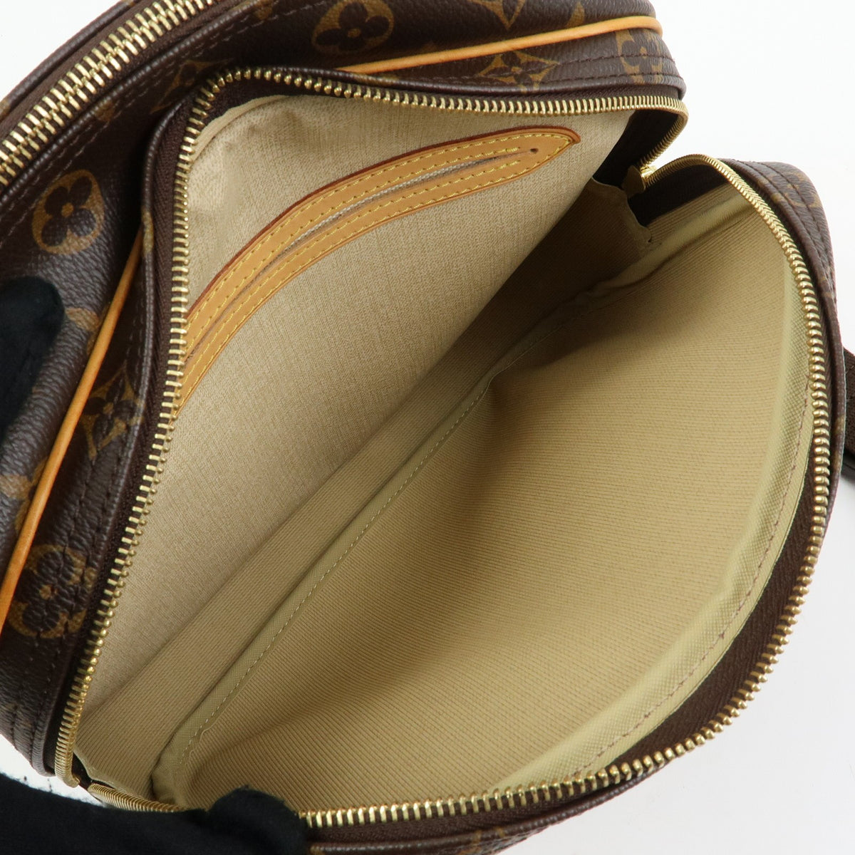 Louis Vuitton Reporter Monogram Canvas, Brown, Canvas, Shoulder Bag