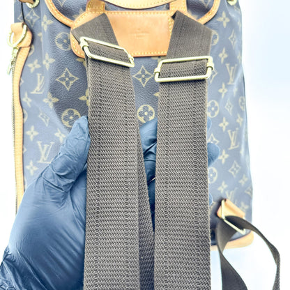 Louis Vuitton Bosphore Monogram Canvas, Brown, Canvas, Backpack