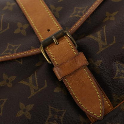 Louis Vuitton Saumur Monogram Canvas, Brown, Canvas, Shoulder Bag