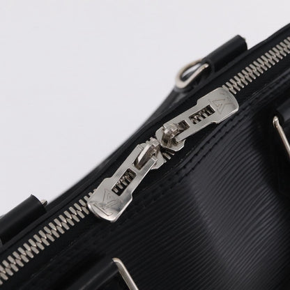 Louis Vuitton Alma Epi Leather, Black, Leather, Handbag
