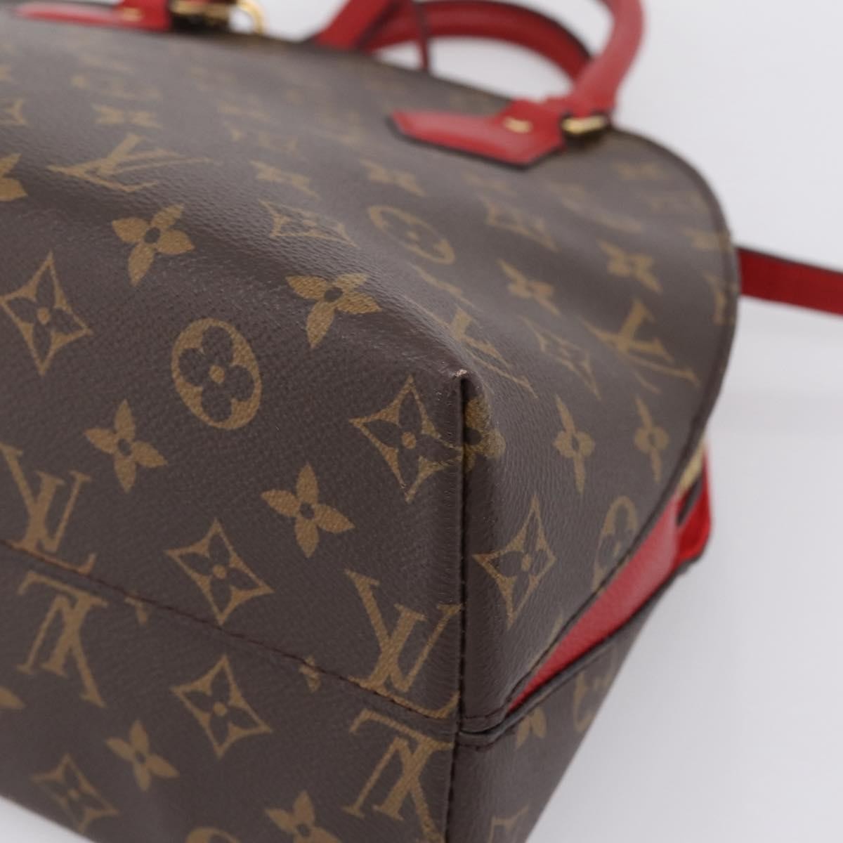Louis Vuitton Alma BNB Monogram Canvas with Leather, Brown, Canvas, Handbag