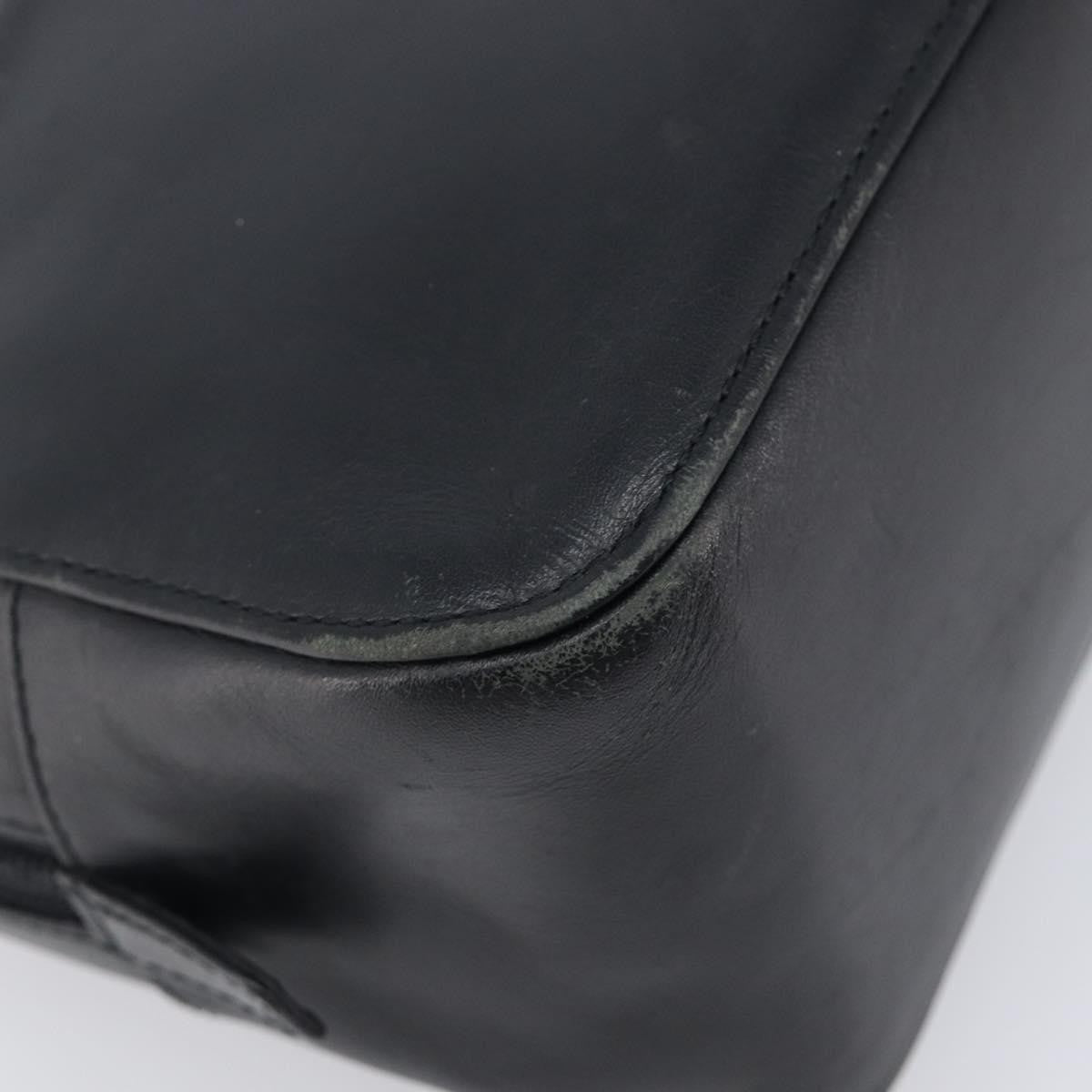Burberry Nova Check Leather and Nylon, Black, Leather, Handbag